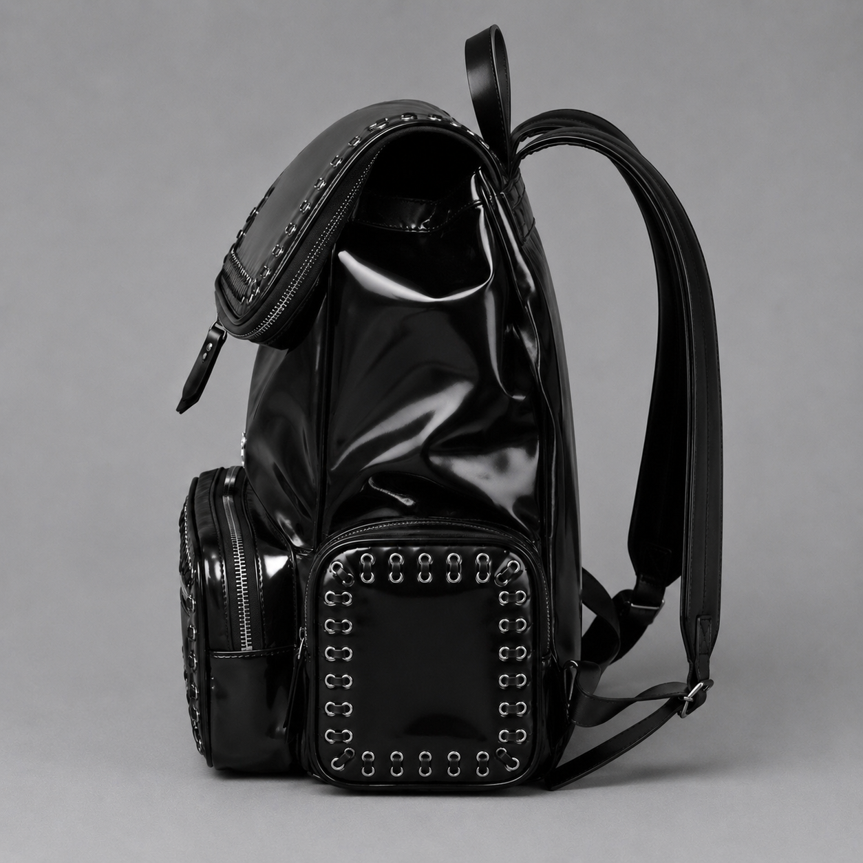 KB KYRO Backpack – Premium Glossy PVC
